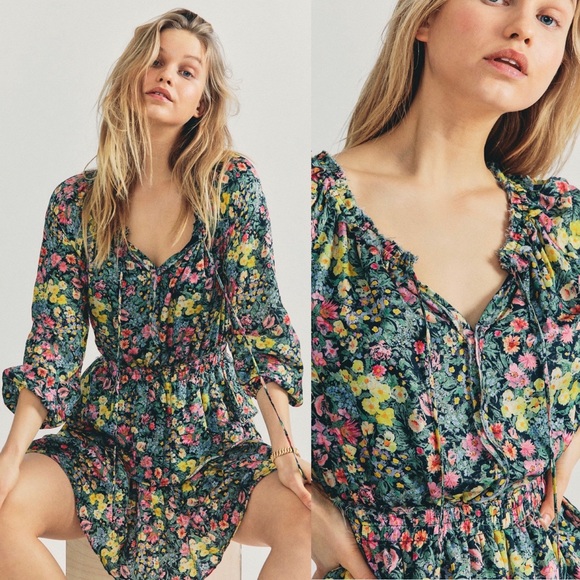 NWOT LoveShackFancy Popover Mini Dress - Picture 2 of 11